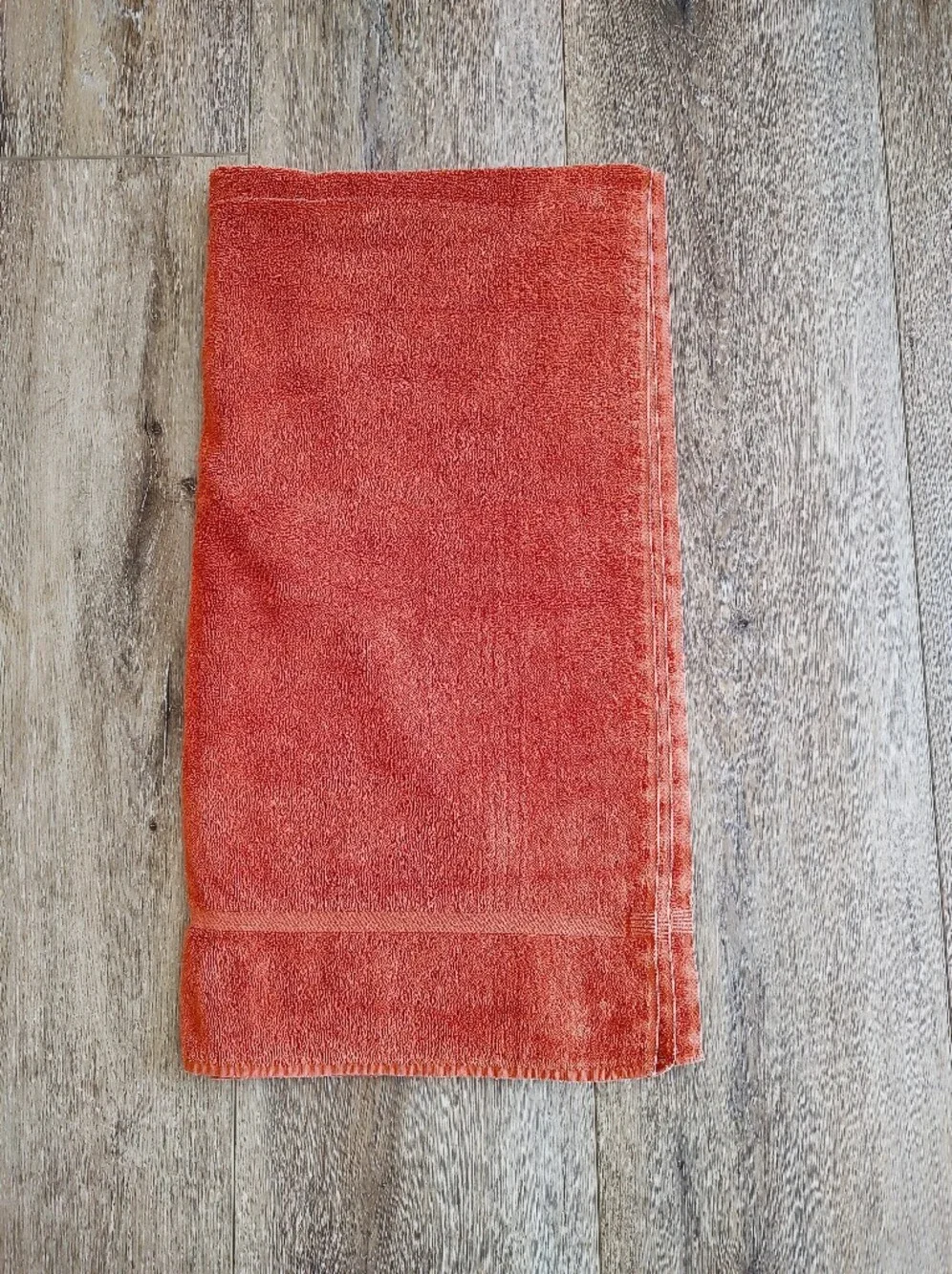 Vintage Royal Family By Cannon Orange 80s Bath Towel Cotton Made In USA